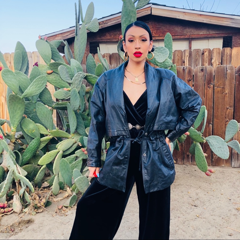 Vintage leather Jacket